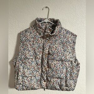 Delúc printed puffer vest